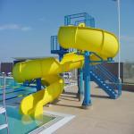 OEM Amusement Aqua Park Swimming Pool Water Ride Fiberglass Slide For Outdoor