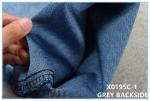 Dual Cord 424gsm 12.5oz Cotton Polyester Denim Fabric For Uniform