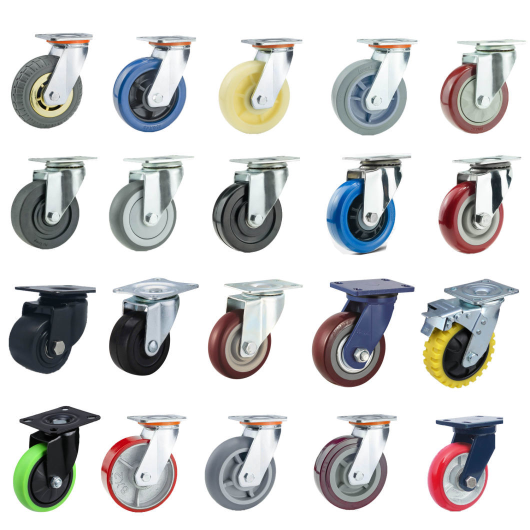 2&quot; 3&quot; 4&quot; Caster Wheels Factory Swivel Plate PVC/PU Caster