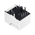 ARJC02-111009D , Magnetic RJ45 Jack 10/100 Base-Tx Tap Down RJ45 W/LED