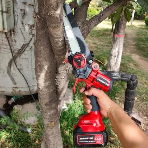 Wholesale High Grade Rechargeable Cordless Lithium Battery Power Chain Saw 40v Cordless Electric Chainsaw 8 Inch Wood Cutting from china suppliers