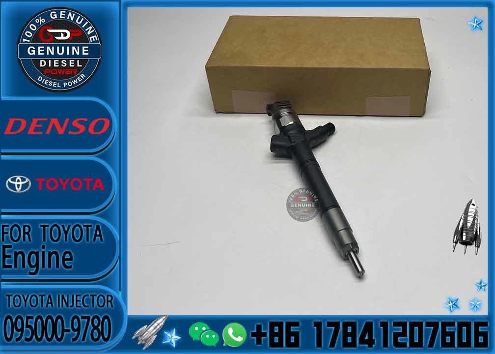 New Diesel Fuel Injector 095000-9730 095000-9780 for TOYOTA 23670-51031 1VD-FTV 23670-59035, 23670-59036,