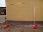 H2100mm Temporary Pedestrian Fencing , W2400mm Moveable Fence Panels