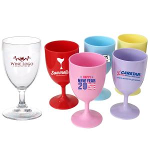 Wholesale Elegant Unbreakable Acrylic Plastic Small Wine Glasses 7oz from china suppliers