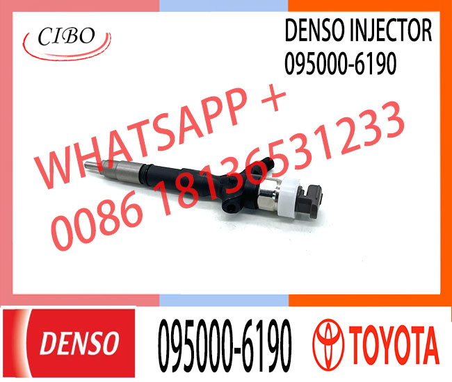 Common Rail Fuel Injector 23670-09060 23670-0L010 095000-6190 for Diesel Engine 2KD-FTV D4D