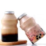 Printed Yakult Plastic Bottle Non Poisonous PET Bottle Eco Friendly
