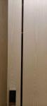 White Walnut Veneer Door Panel 5 Star Hotel Bedroom Furniture 1000*50*2400mm