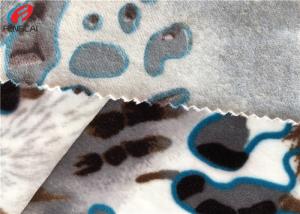 Wholesale 95 Percent Polyester 5 Percent Spandex Velvet Fabric Printed 4 Way Stretch Blanket from china suppliers