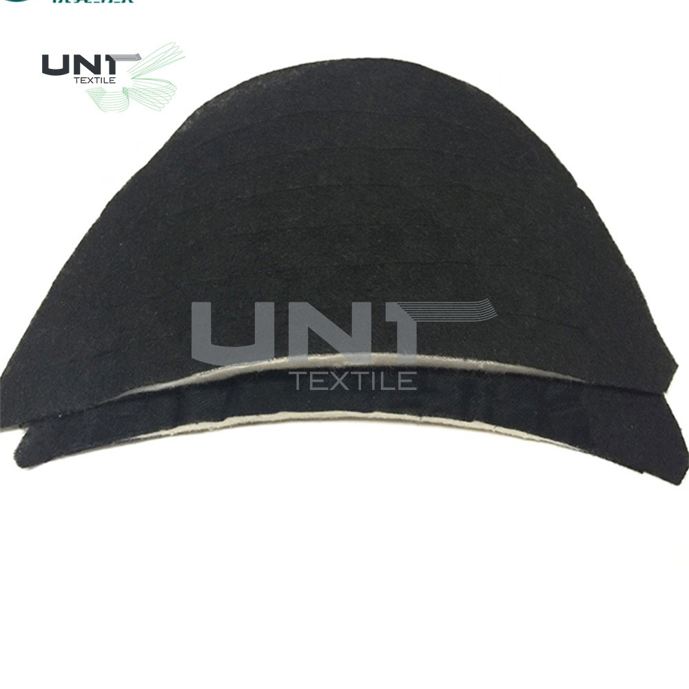 Men"s Wear Foam Sewing Shoulder Pads Black For Apparel Industry