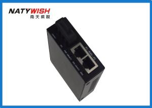 Wholesale Black Color Fiber RJ45 Media Converter Compact Size With Auto Negotiation Function from china suppliers