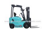 Port / Wharf 3 Wheel Forklift 130mm Free Lift With Adjustable Steering Wheel
