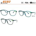 New arrival and hot sale plastic reading glasses,suitable for women and men