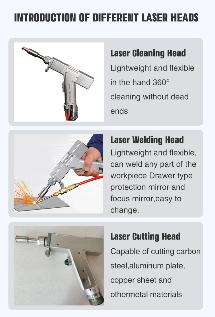 Easy to Operate RAYCUS 1000w 2000w 3000w Handheld Laser Welding Machine for Small Stainless Steel Carbon Steel
