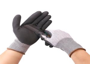 Wholesale HPPE Shell Black Anti Cut Work Gloves Unisex Gender Superior Abrasion Resistance from china suppliers