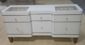 Wholesale wooden Bathroom vanity with wood shelf /bathroom cabinet /HOTEL VANITY V-011 from china suppliers