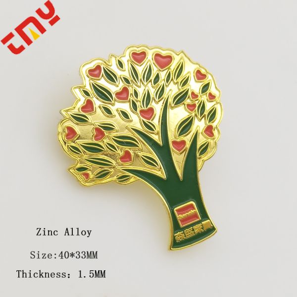 High Quality Custom Metal Domino'S Pizza Lapel Pin Badge