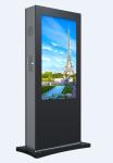 70 Inch Outdoor Interactive Kiosk Floor Standing Waterproof Touch Screen Build