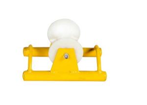 Wholesale Steel Frame Nylon Wheel Cable Pulley Roller Equipped With High Speed Bearings from china suppliers