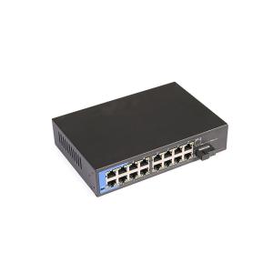Wholesale 1 Fiber Port 16 RJ45 Fiber Optic Ethernet Media Converter 10/100/1000M Data Rate from china suppliers