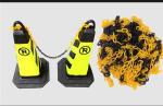 Yellow Black Red White Plastic Road Cone Warning Safety Isolation Chain Hotel