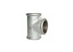 China Manufacturer OEM Black Malleable Cast Iron Pipe Fittings Banded Tee