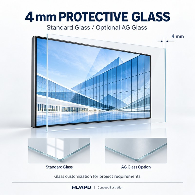 75 Inch 4K 5mm Bezel Indoor Advertising Display Screen For Shopping Malls