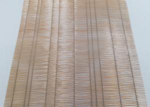 Wholesale Recycled Bronze Color 70% Glass Laminated Wire Mesh Art Copper Woven from china suppliers
