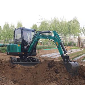 Wholesale 3.5 Ton Mini Excavator Machine Hydraulic Mini Crawler Digger with good price from china suppliers