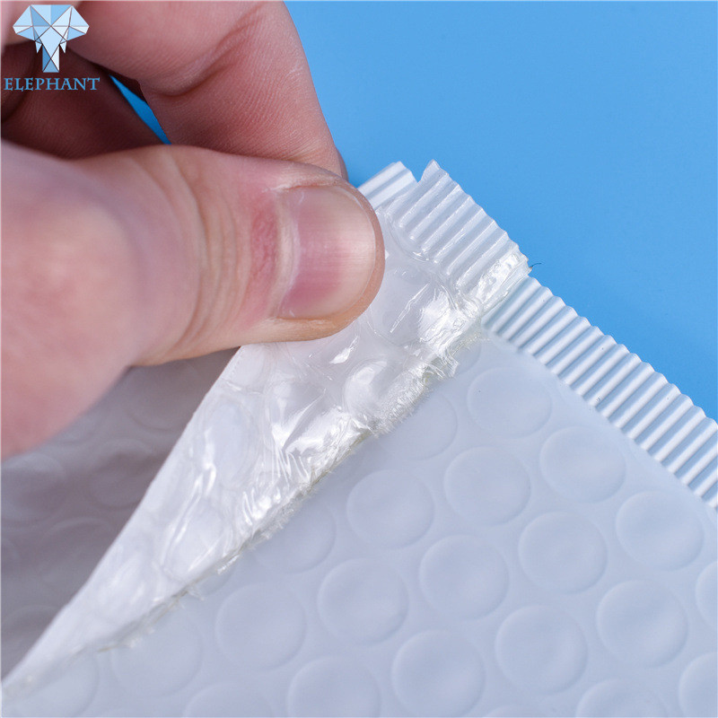 BPA Free Waterproof Colored Bubble Bags Gold Foil Stamping