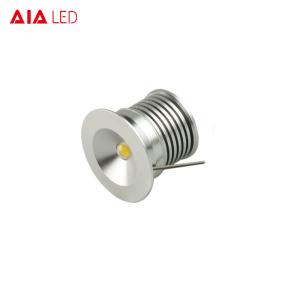 Wholesale D30xH25mm DC12V LED 1x1W 120degree interior LED spot light for showcase/led cabinet light from china suppliers