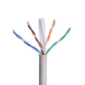 China Lan cable 1000Ft 23Awg twisted pairs 305m network cable Cat 6 on sale