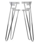 Customized Color Industrial Hairpin Metal Bench Legs for Wooden Desk Fixed