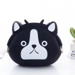 Waterproof Colorful Silicone Pencil Pouch Aesthetic Portable Pen Bag Stylish