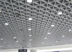 Interior Ornament Triangle aluminum Metal Grid Ceiling suspended GB / T28001