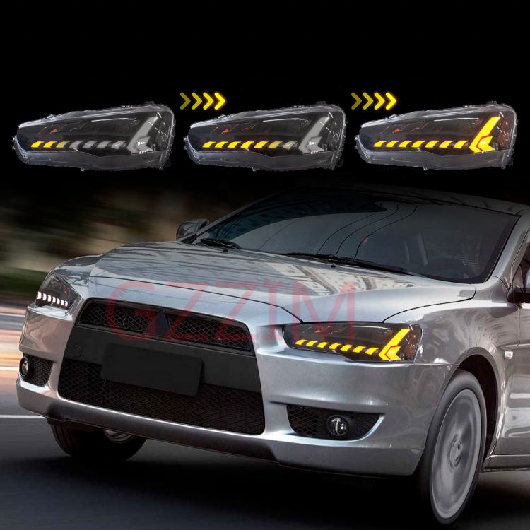 Auto Parts ABS Plastic LED Front Light Parts Head Lamp For Lancer 2008-2018