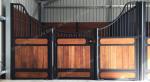 12ft X 12ft Bamboo Wooden Luxury Horse Stables Swing Door Design