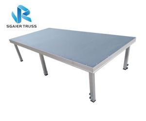 Wholesale Outdoor Adjustable Portable Choir Risers , Dancing Marriage Reception Stage from china suppliers