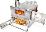 Titanium Tent Wood Stove Oven Folding Portable Log Winter Camping Foldable Ultra