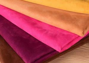 Wholesale Brushed Knitted Polyester Microfiber Suede Fabric For Garment Sofa from china suppliers