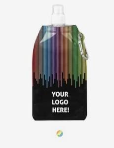 Wholesale Collapsible Sports Water Bottle 3 Pack, Foldable Leak Proof Travel Bottles for Camping and Hiking, 480 mL Capacity from china suppliers