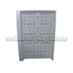 Intelligent AC 110V Miner Lamp Charger Rack 80 Units With Door Lock
