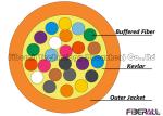 24 Core Single Mode Fiber Optic Cable Bundle , Indoor Outdoor Fiber Cable