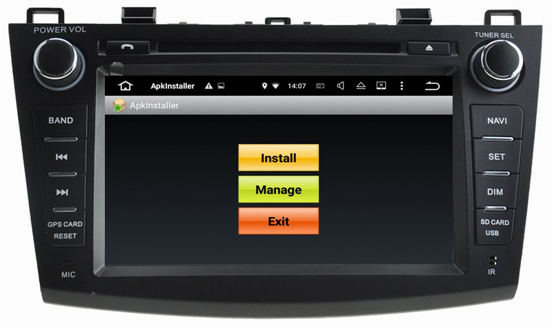 Ouchuangbo car gps navigation stereo android 7.1 for Mazda 3 support Bluetooth music 3g wifi BT 1080P video