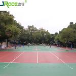 Synthetic Silicon PU Material Outdoor Sports Flooring For Volleyball Court Multi