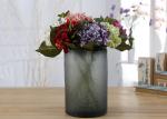 Gray Decorative Glass Vases Clear European Style Diversified Size