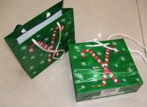 Wholesale Customized Christmas gift bags paper bags general square bottom portable artpaper gift packaging paper bag from china suppliers