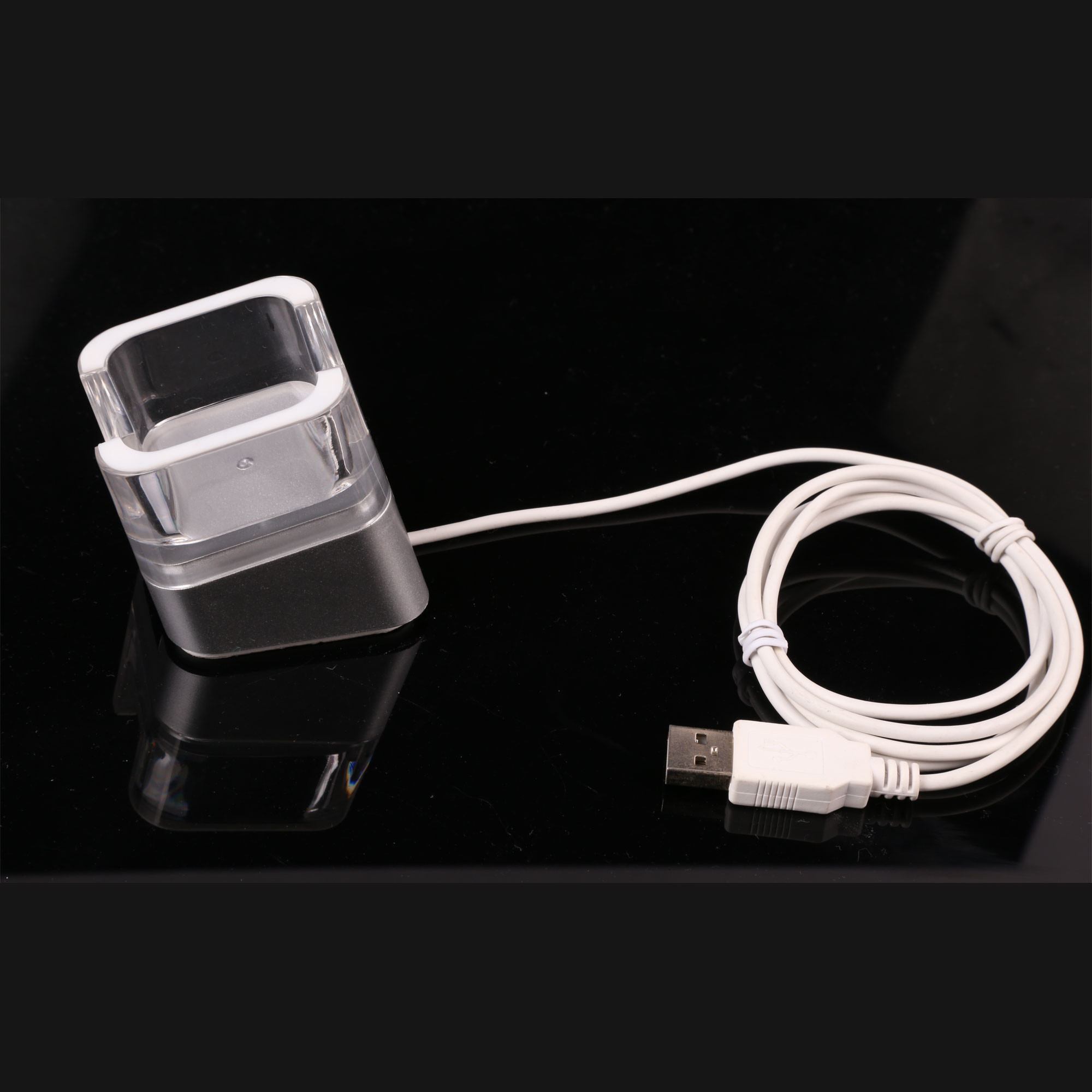COMER New acrylic display alarm security charging holders for tablet android mobile iphone