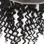 Healthy Human Hair Lace Closures With Baby Hair Without Chemical Processed