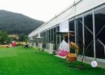 Glass Sidewall Aluminium Frame Tent Fashionable Style 500-700 People Capacity