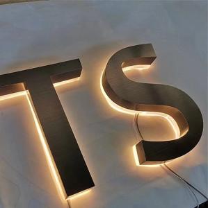 Wholesale The latest outdoor indoor acrylic backlit billboard electronic alphabet LED3d alphabet logo from china suppliers